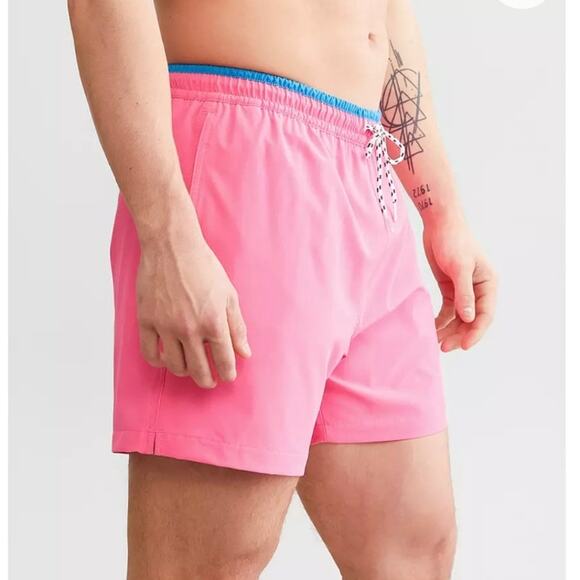 Chubbies mens pink athletic swim trunks shorts size medium - Picture 1 of 10